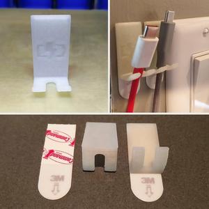 Phone Wire Cord Wall Mount Clip