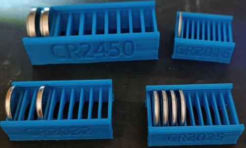 Coincell battery holder CR2016, CR2025, CR2032, CR2450 