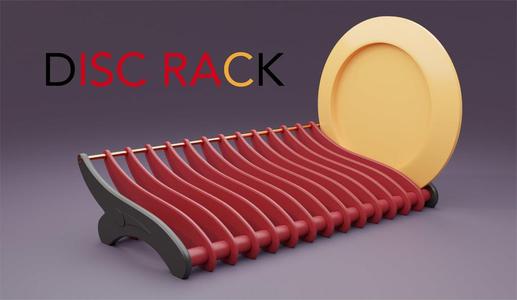 Discgolf - Disc rack
