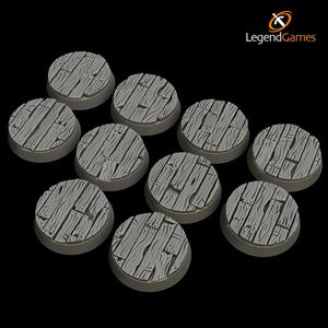 LegendGames 25mm wood planking bases