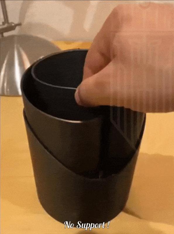 Desk Accessory, pen holder with a hidden box -  HarmonyHolder