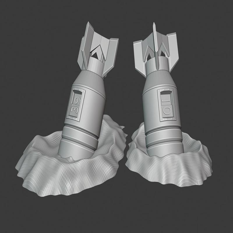 Immersive Counters - Unexploded Bombs