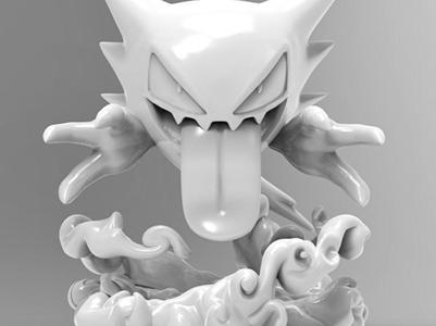 Haunter 3D Pokémon Pokemon Figure Pokemon