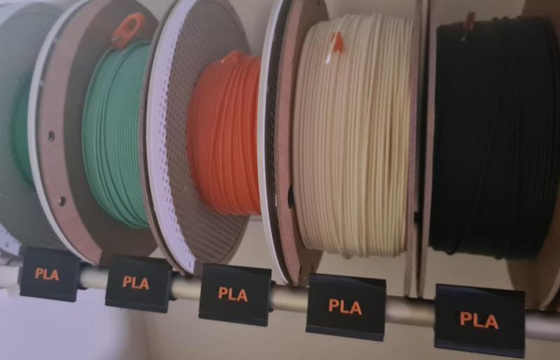 changable Filament label clips all sizes all types