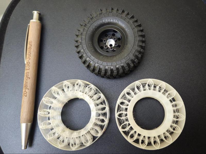 SCX24 - 1.0" Wheel Insert - Rock Crawling Tires