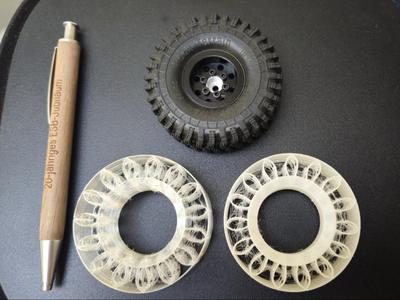 SCX24 - 1.0" Wheel Insert - Rock Crawling Tires