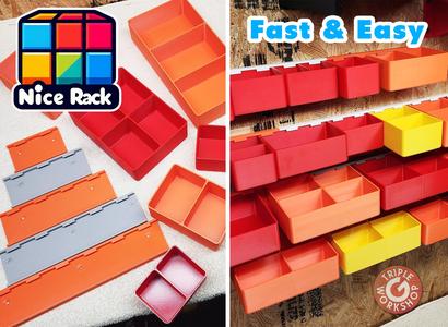 Nice Rack - Modular Wall Storage - 50mm Deep Cups