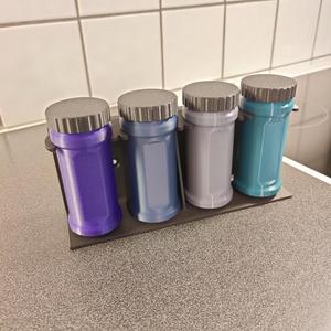 Spice Jar + Rack/Stand [Vase mode]