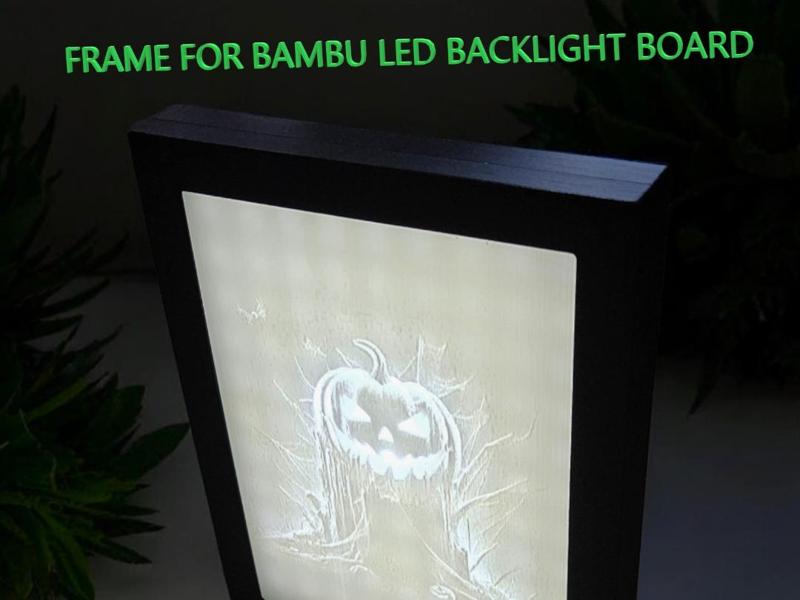 Litho LED Backlight frame