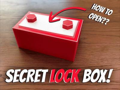 Secret Puzzle Box! | How Do You Open?