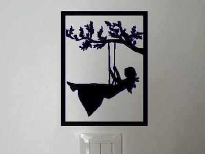 Decor Swing Woman Tree