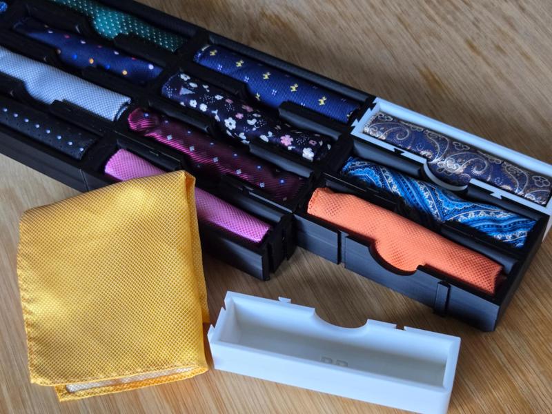 Modular Pocket Square Storage