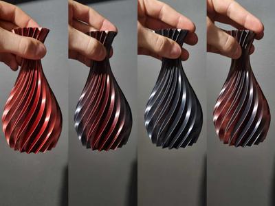 Rosa3D PLA Magic SILK showcase vase low cost