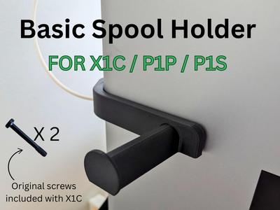 Basic Spool Holder for X1C|P1P|P1S - Easy Install