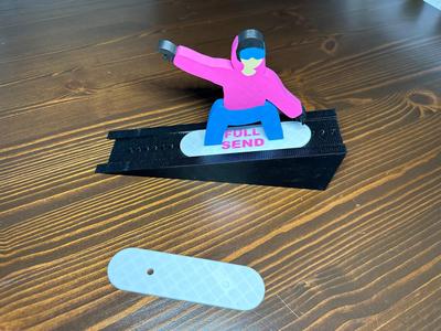 Snowboarder Door Stop