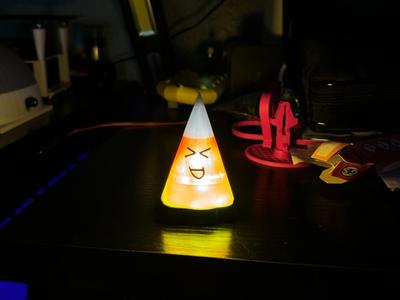 Candy Corn Lamp