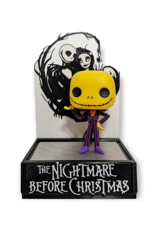 Nightmare Before Christmas Funko Stand - LED Ready