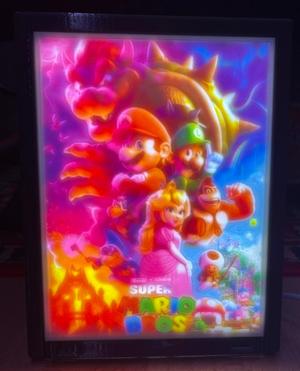 Super Mario Bros Lithophane CMYK