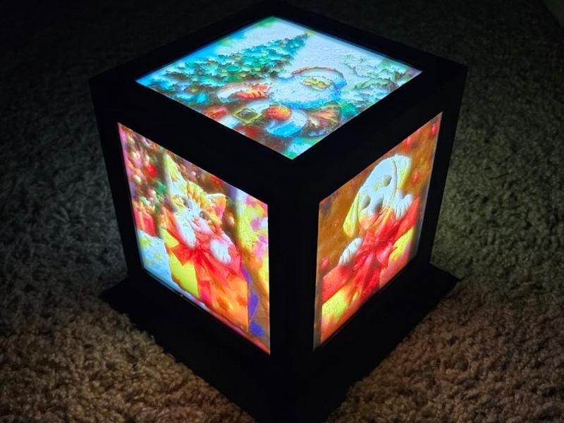 Christmas Panels - Modular Lithophane Cube