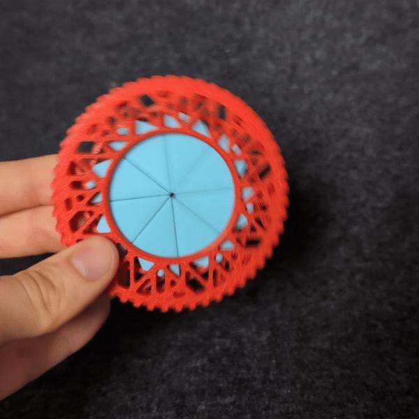 Fidget Iris - 8 Sliders Snapfit