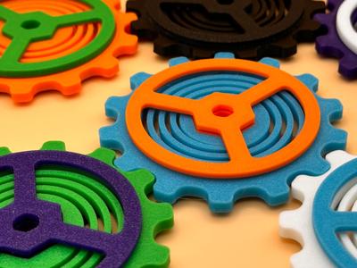 Clockwork Spring Cog - Tactile Fidget