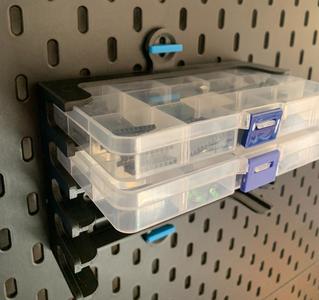 Ikea Skadis Medium Parts Boxes Holder