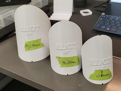 2.5-3.5" Angled Pipe Marking Template for Welding