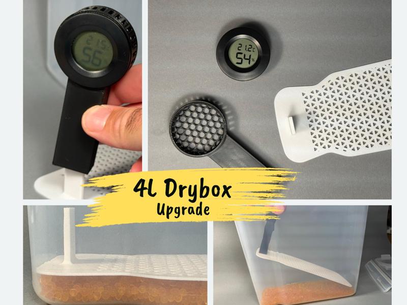 Amazon 4L Filament Drybox Silica Upgrade w Display