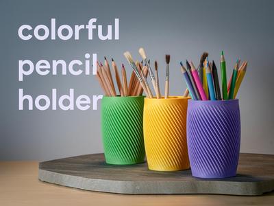 Colorful Handy Pencil Holder