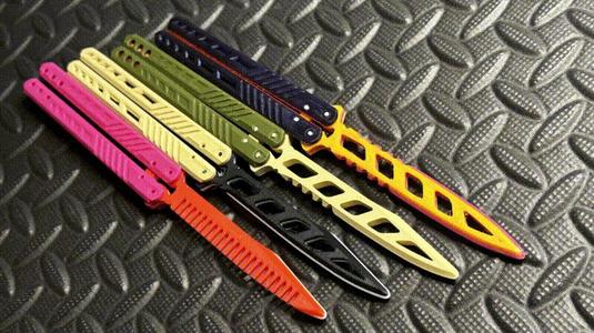 Balisong aka butterfly knife fidget NoScrew Needed