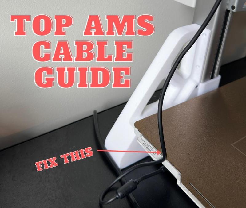 A1 top-mounted AMS lite cable guide