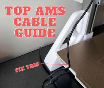 A1 top-mounted AMS lite cable guide