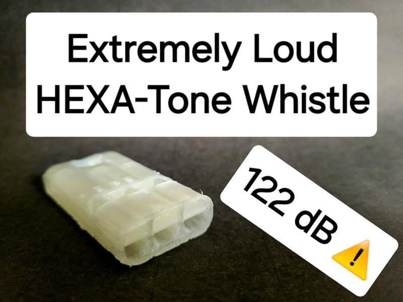 Extremely Loud HEXA-Tone Whistle