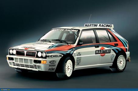 Lancia Delta Integrale Groupe A - version Rallye Slot car 1/32 par TerranSlot