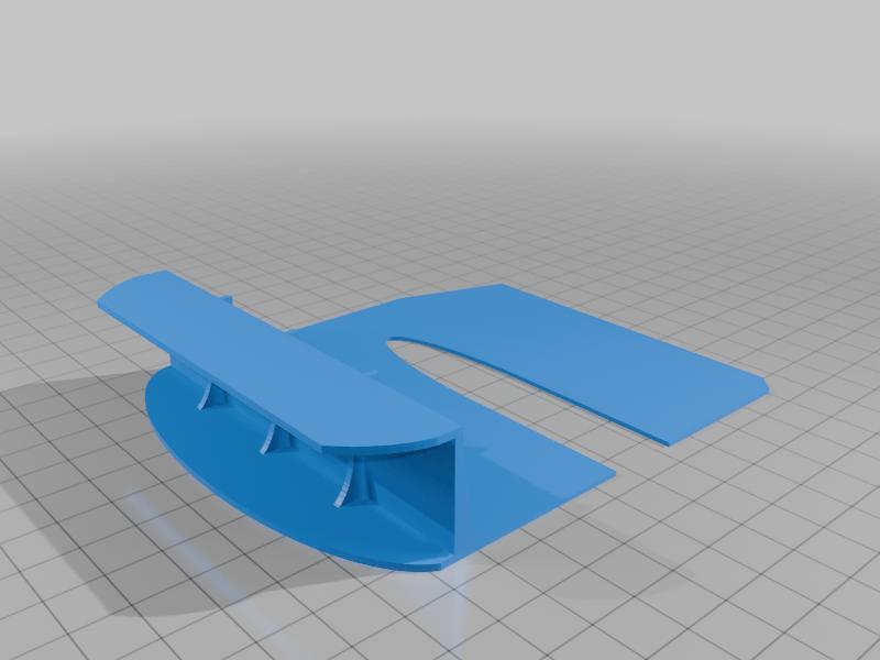 Trailer lighting board cable tidy