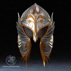 Mithril Oblivion Helmet 3D Printer File STL