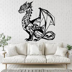 Low Poly Dragon 2D Wall Art/Window Art - Digital STL & SVG File for 3D Printing or Laser Cutting