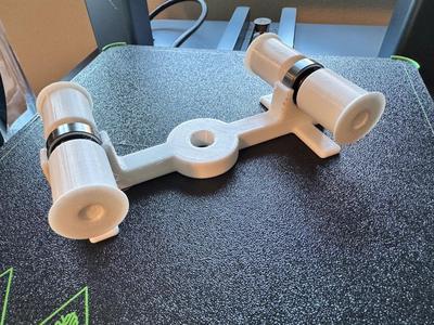 Press-Fit rollers for Cereal box filament roller