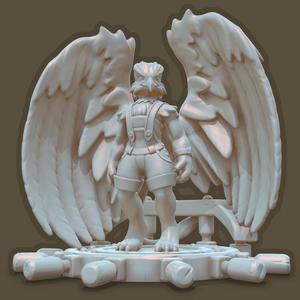 Anthropomorphic Gryphon Character
