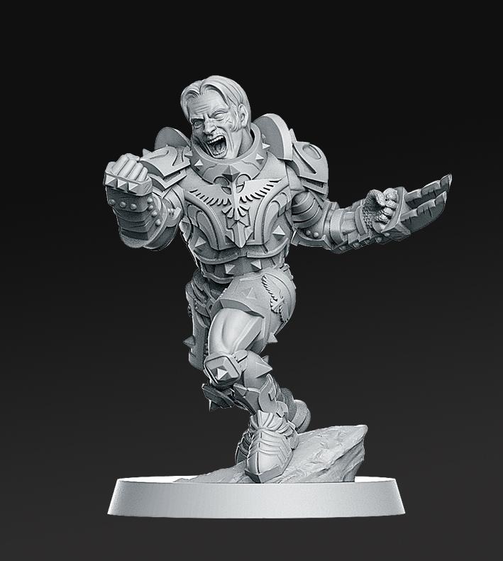 012 human blitzer Fantasy Football 32mm