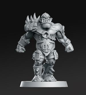 01 Orc Line Fantasy Football 32mm