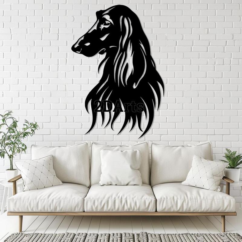 Afghan Hound Head.stl