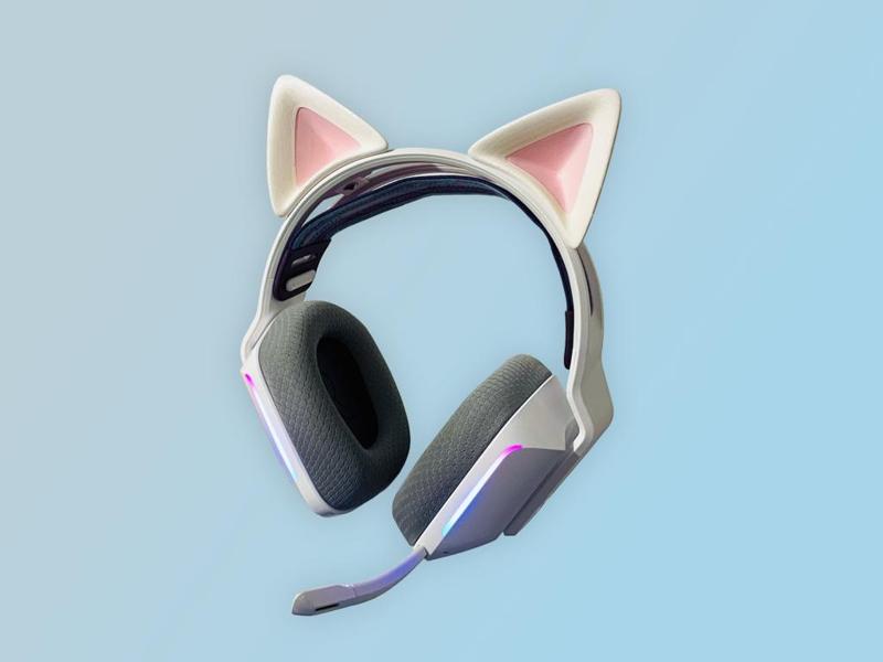 Cat Ears for Logitech G733 and G535
