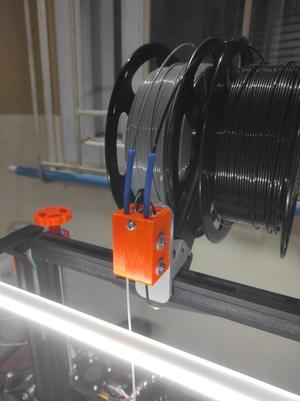 Dual Limit Switch Filament Runout Sensor for Ender 3 (Top Mount for Direct Drive)