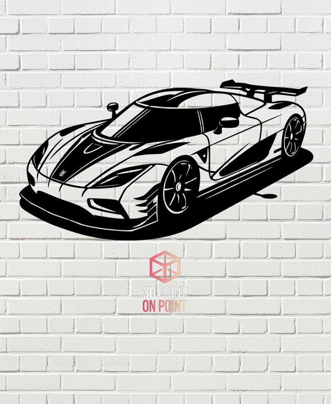 KOENIGSEGG AGERA - 2D WALL ART #3