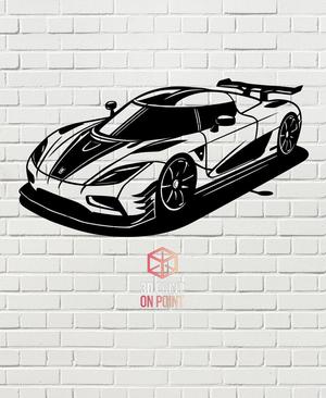 KOENIGSEGG AGERA - 2D WALL ART #3