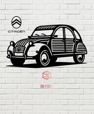 CITROEN 2CV - 2D WALL ART #2