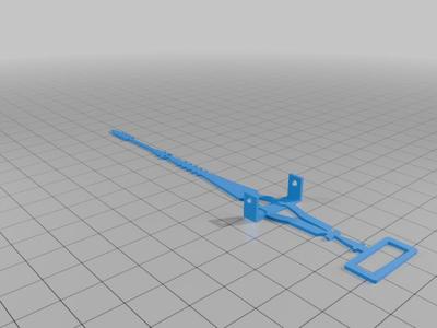 Fractal Camera mount with Shock-absorbing Components for O4 Air Unit
