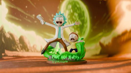 Collectible Rick and Morty Figurine