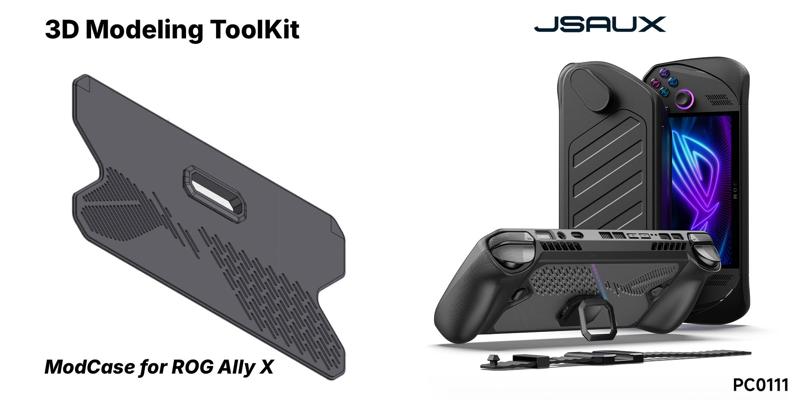 JSAUX ModCase for ROG Ally X - Design Environment / 3D Modeling ToolKit
